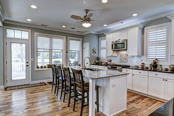 Beautiful kitchen remodel with granite countertops, stainless ap